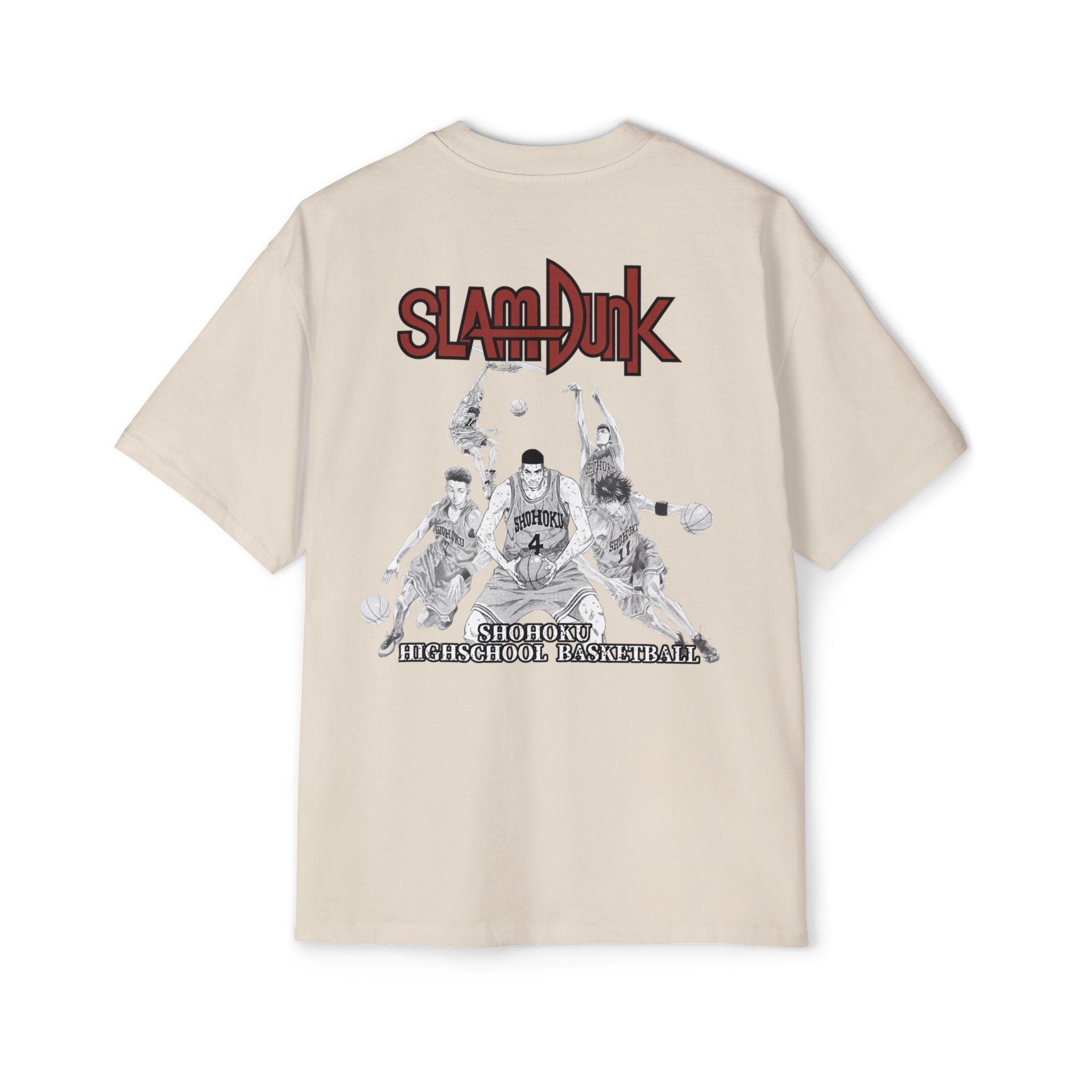 スラムダンク湘北チーム オーバーサイズTシャツ – 90年代アニメ 