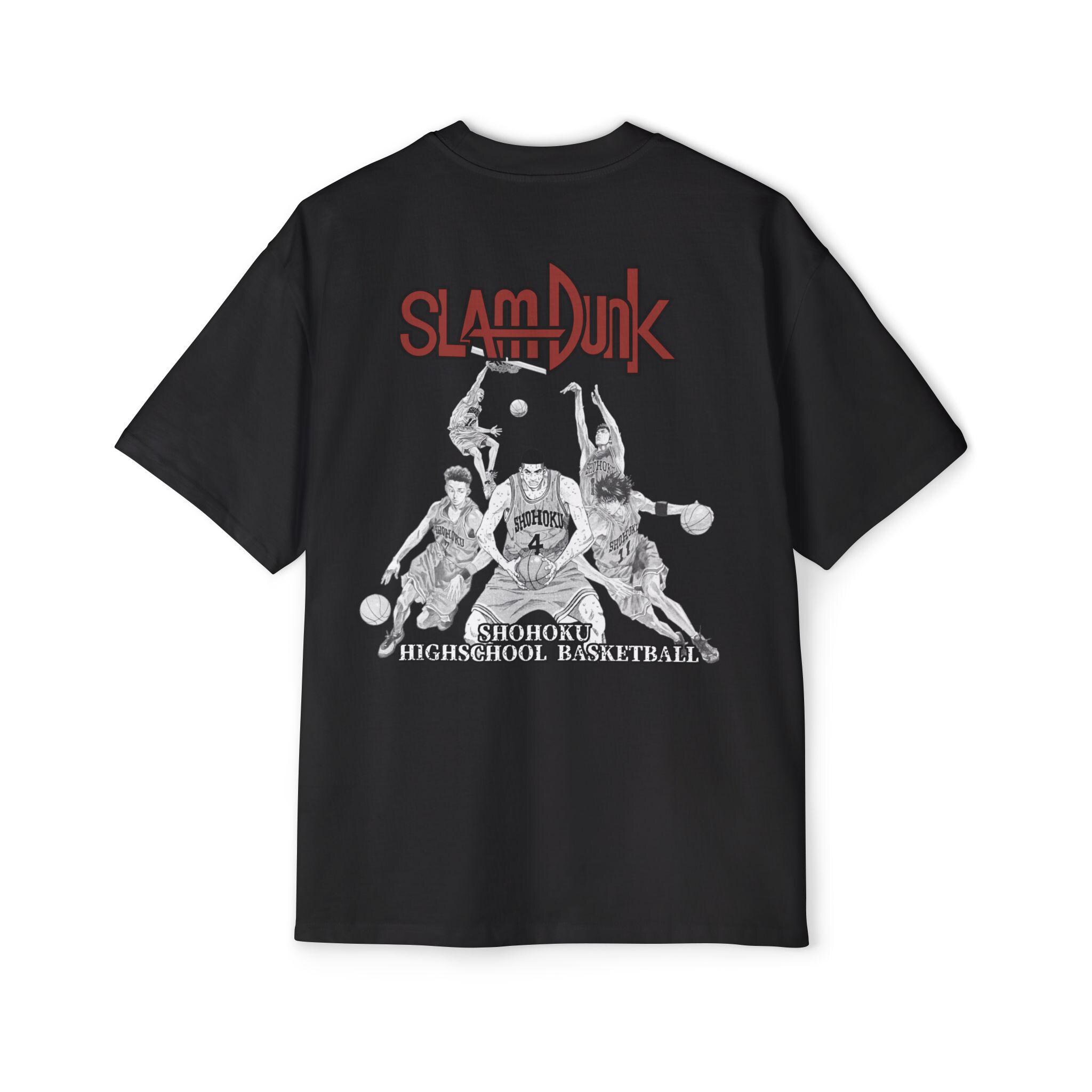 スラムダンク湘北チーム オーバーサイズTシャツ – 90年代アニメ 