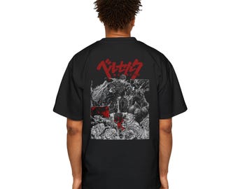 Berserk Guts vs Demons Oversized T-Shirt – Dark Fantasy Anime Streetwear