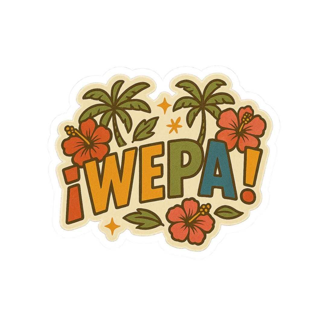 Wepa Boricua Sticker: Puerto Rican Pride - Etsy