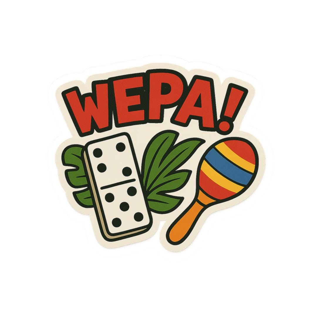 Puerto Rican Pride WEPA Sticker: Island Vibe Laptop Decal - Etsy