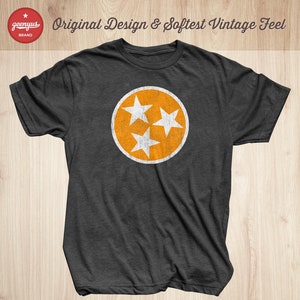 Tennessee Shirt | Tennessee State Flag Shirt | Tennessee Tristar Shirt | Tennessee Tshirt by Geenyus Brand