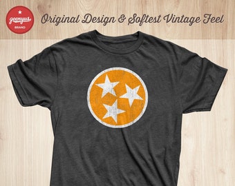 Tennessee Shirt | Tennessee State Flag Shirt | Tennessee Tristar Shirt | Tennessee Tshirt by Geenyus Brand