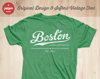 Boston Shirt, Boston T-shirts, Vintage Boston T Shirt by Geenyus Brand