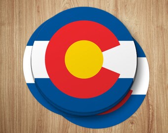 Colorado Sticker | Colorado Decal | Colorado Gifts | Colorado Flag Sticker | Colorado Laptop Sticker