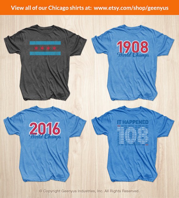 cubs championship shirts