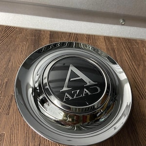 1x Wheel Floating Center Cap Big cap xl cap Azad Silver 7.2 Inch 182 mm