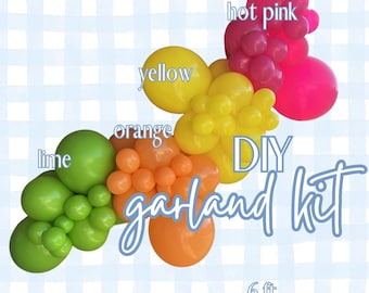 DIY Balloon Garland Kit | 6 feet-12 feet | Easy Party Decoration for Birthday, Baby Shower, Wedding, Graduation