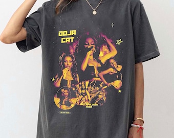 Comfort Colors Doja Cat 2025 Tour T-shirt, Vintage Doja Cat Graphic Tee, Vintage Style Doja Cat Unisex T Shirt, Rap Hip-hop Graphic Shirt