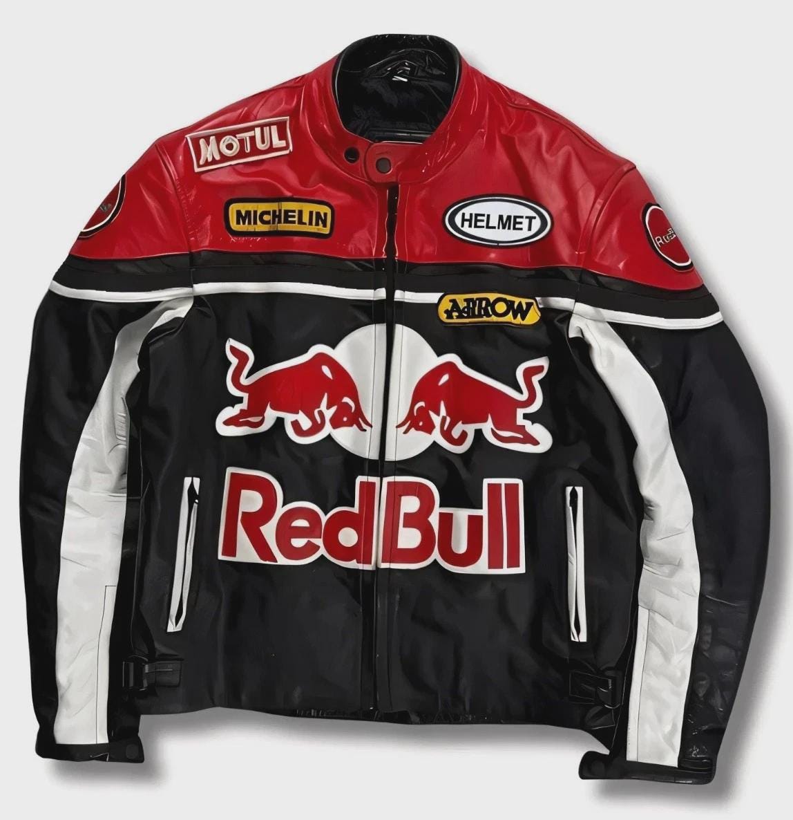 Red bull leather racing jacket - Etsy 日本