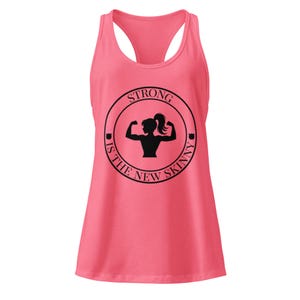 Strong New Skinny | Strong Woman | Workout Tank | Crossfit Tank | Motivational Workout | Woman Strong Workout | Teen Workout
