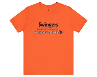 Swingers "Making Friends the Horizontal Way" Adult Humour T-Shirt