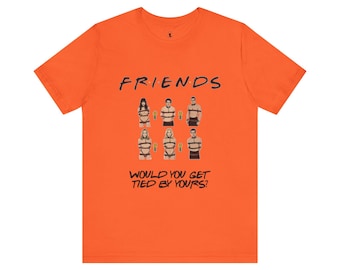F.R.I.E.N.D.S Parody T-Shirt  Kinky Swinger Lifestyle Tee