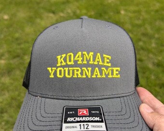 Custom Embroidered Call Sign Trucker cap |Callsign and Name | Ham Radio | Snapback