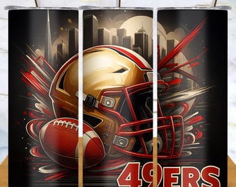 Vaso delgado de fútbol de 20 oz PNG / Diseño de sublimación de mascota / Descarga digital para amantes del deporte