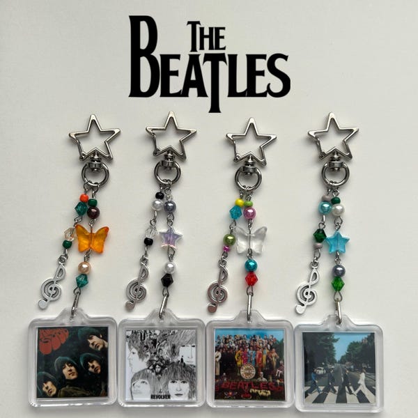 The Beatles Album Keychain