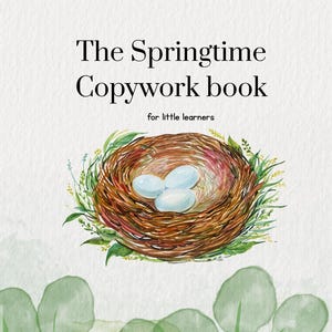 Charlotte Mason inspiriertes Copywork-Buch mit Frühlingspoesie