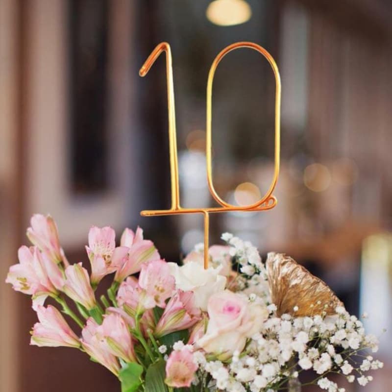 Wire Table Numbers - Etsy UK
