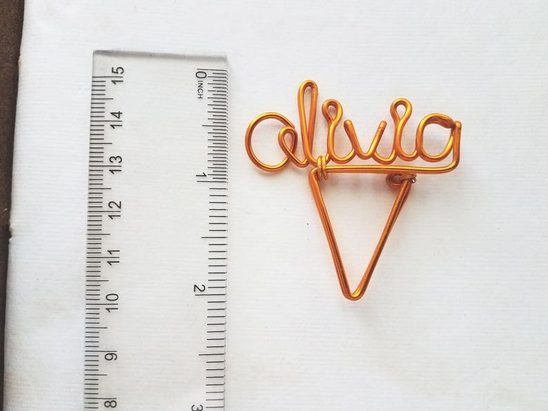 Wire Name Planner Clip Personalized Planner Marker Page Marker Custom Paper Clip Book Marker Planner Accessories Binder Clip image 2