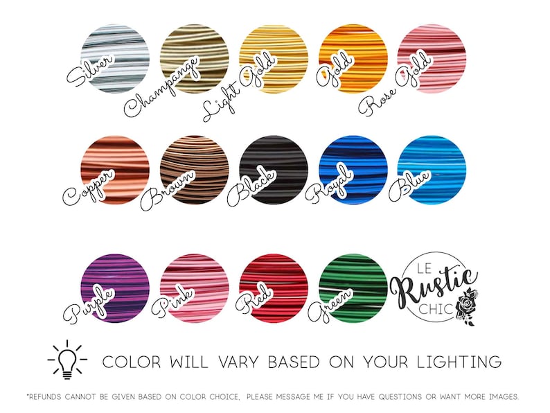 a poster with a variety of colors on it
