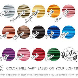 a poster with a variety of colors on it