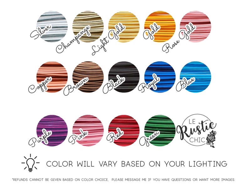 a poster with a variety of colors on it