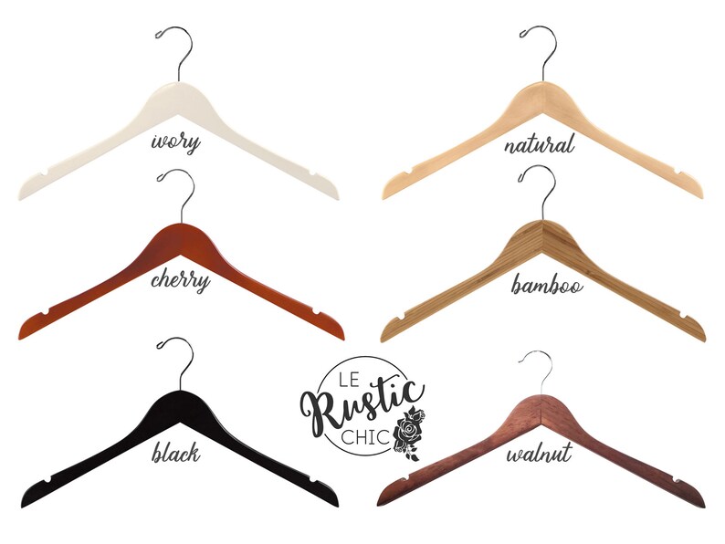 Wedding Dress Hanger With Date Bride Personalized Custom Bridal Party Shower Gift Bridesmaid Maid of Honor Flower Girl Groom Best Man