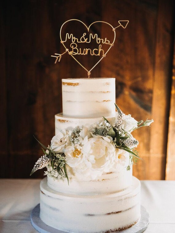 Topper Torta Matrimonio Mr E Mrs - 2 Pezzi In Legno Con Cuore | Decorazione Nuziale E Anniversario - Foto 11