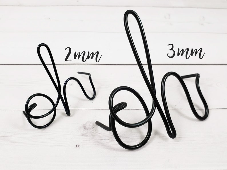 Custom Wire Words Emma Font 2mm Personalized Wall Phrase Quote Lyrics House Warming Gift Metal Bespoke Art Rose Gold Gallery Anniversary image 5