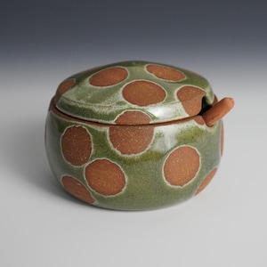 Sugar jar with spoon