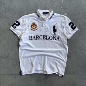 Vintage Ralph Lauren Polo Barcelona Rare Jersey