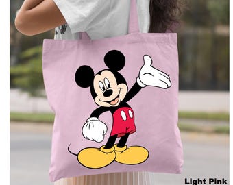 Classic Mickey Mouse Bag, Cotton Disney Character Bag