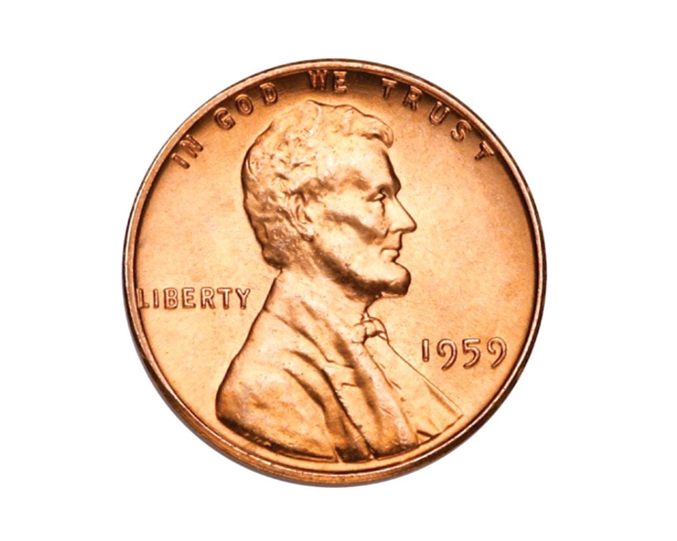 One Cent 1959 D - Etsy