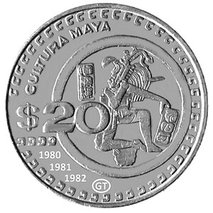 1980, 1981 & 1982 20 Pesos Mexico - Extra Fine - Choose Year