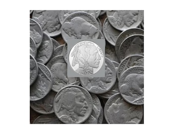 Lot of 5 or 10 Buffalo Nickels - 1934 to 1937 - Readable dates