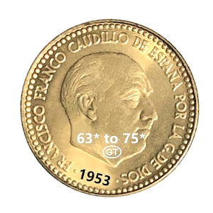 1953 una peseta - Etsy 日本