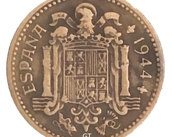 1947年の1ペセタ * 53 フランシスコ・フランコ - Etsy 日本