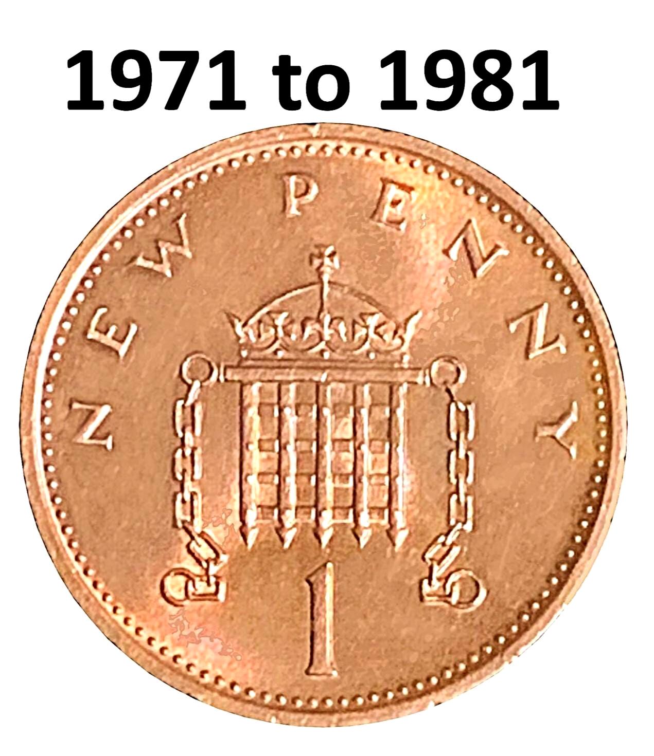 Elizabeth coin 1971 - Etsy 日本