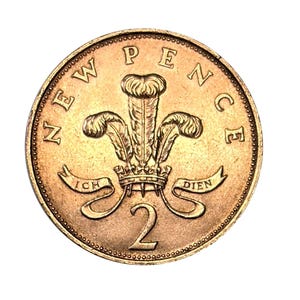 1971 2 new pence elizabeth 2 - Etsy 日本