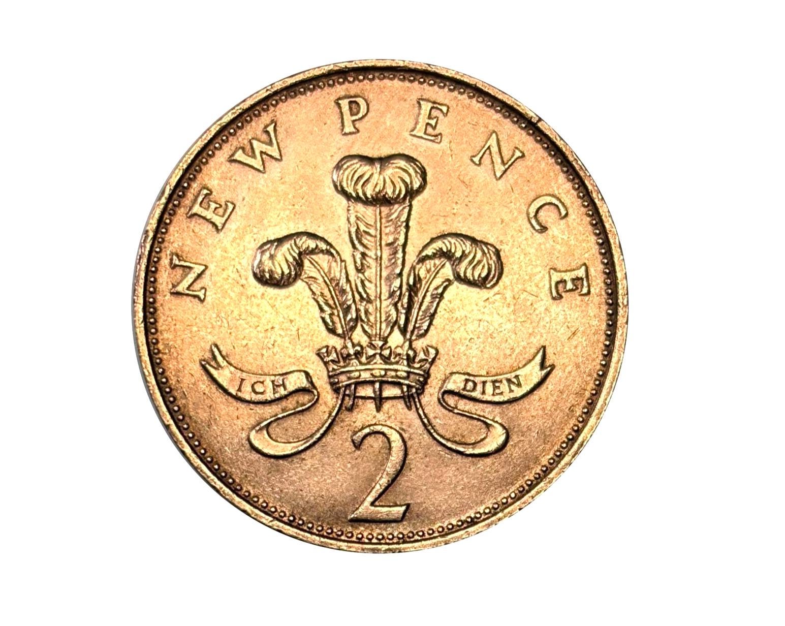 Vintage 50 new pence - Etsy 日本
