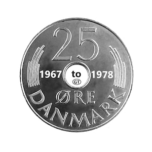 Denmark 25 ore coin - Etsy 日本