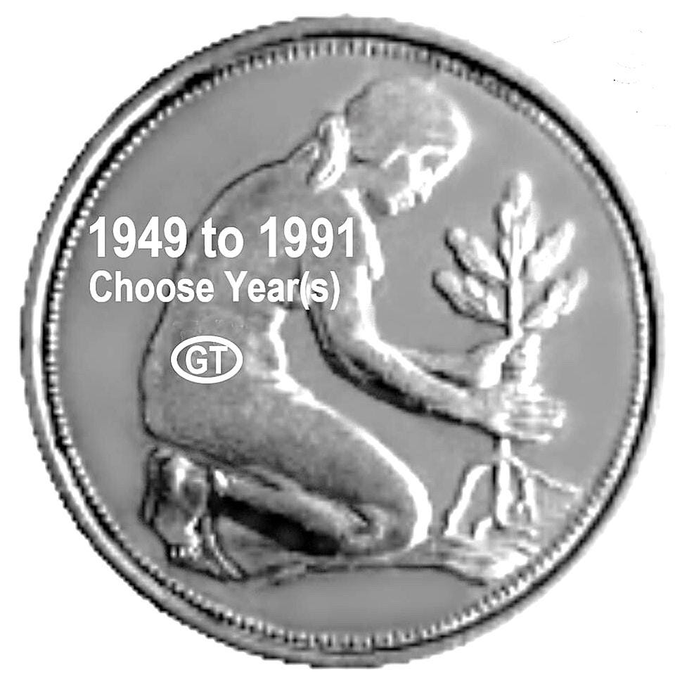 50 pfennig - Etsy 日本