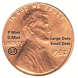 One cent 1982 - Etsy 日本