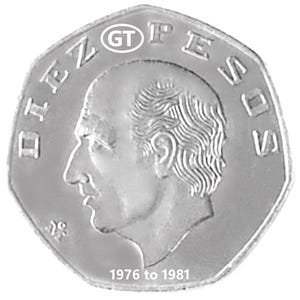 Mexico 10 Pesos - 1976 to 1981 - Select Year and Quantity