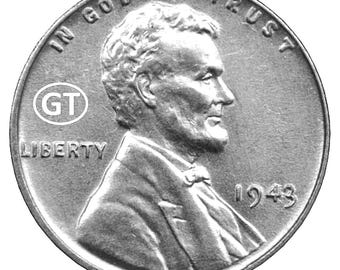 USA 1943-P Zinc Clad Steel Penny – Choose Grade: AU • Circulated - WW2 Era  Lincoln Wheat Penny