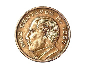 1957 年のメキシコ 1 ペソ銀貨 - Etsy 日本