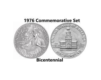 ヴィンテージ米国コイン 1776-1976 建国200周年記念クォータードル 未