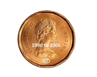 1990 to 2006 Canadian Pennies - Choose Date & Quantity - Bright Circulated – Canada