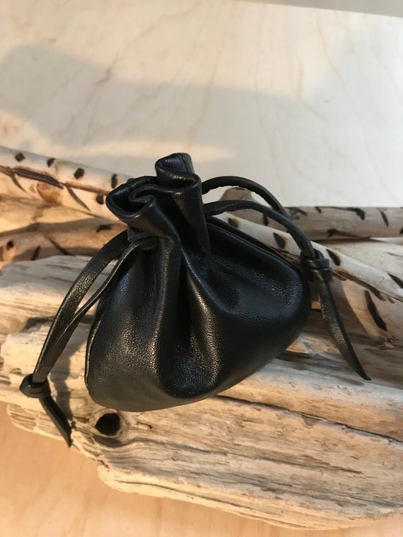 【heyep】Drawstring Leather Pouch Amazon.com: Leather Unlimited DIY Drawstring Leather Pouch