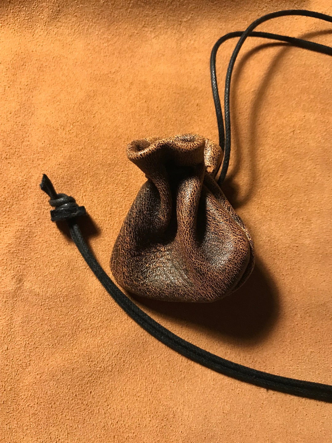 Leather Neck Pouch,small Size Leather Pouch Necklace,medicine Pouch